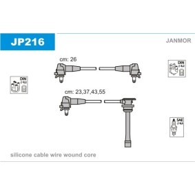 Compre Jogo de cabos de ignição da JANMOR JP216 a um preço baixo por 40,70 €