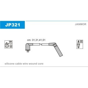 Compre Jogo de cabos de ignição da JANMOR JP321 a um preço baixo por 22,92 €