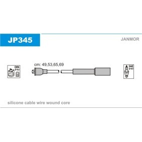 Compre Jogo de cabos de ignição da JANMOR JP345 a um preço baixo por 15,85 €