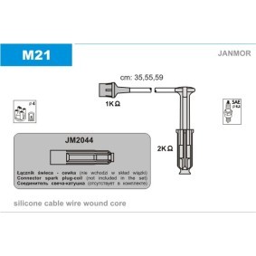 Comprar Juego de cables de encendido de JANMOR M21 a bajo precio de 58,36 €
