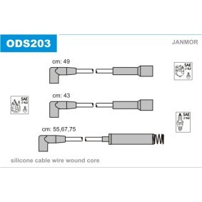 Compre Jogo de cabos de ignição da JANMOR ODS203 a um preço baixo por 19,88 €