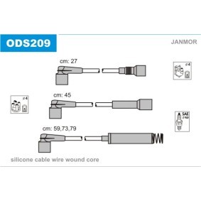 Compre Jogo de cabos de ignição da JANMOR ODS209 a um preço baixo por 24,97 €
