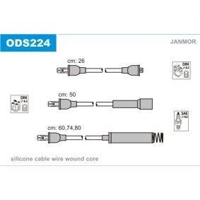 Compre Jogo de cabos de ignição da JANMOR ODS224 a um preço baixo por 18,37 €