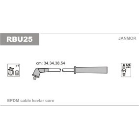 Compre Jogo de cabos de ignição da JANMOR RBU25 a um preço baixo por 17,90 €