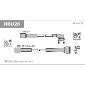 Compre Jogo de cabos de ignição da JANMOR RBU28 a um preço baixo por 13,04 €