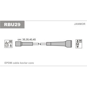 Compre Jogo de cabos de ignição da JANMOR RBU29 a um preço baixo por 11,91 €