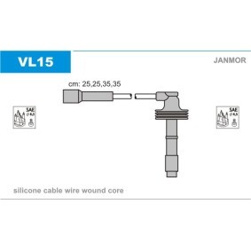 Compre Jogo de cabos de ignição da JANMOR VL15 a um preço baixo por 29,03 €