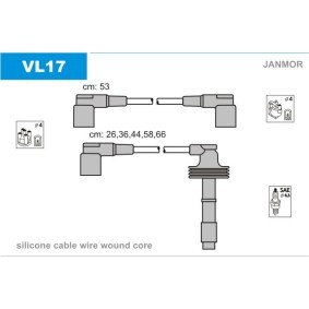 Compre Jogo de cabos de ignição da JANMOR VL17 a um preço baixo por 53,82 €