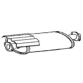 Mittelschalldämpfer MOS-249