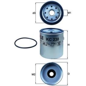 Köp Bränslefilter av MAHLE ORIGINAL KC 238D till det låga priset 336,26 kr