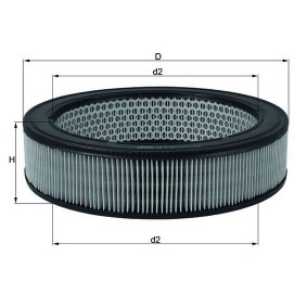 Köp Luftfilter av MAHLE ORIGINAL LX 1 till det låga priset 353,44 kr