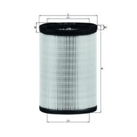 Köp Luftfilter av MAHLE ORIGINAL LX 597 till det låga priset 146,17 kr