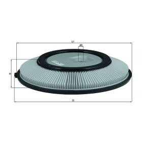 Köp Luftfilter av MAHLE ORIGINAL LX 724 till det låga priset 141,26 kr