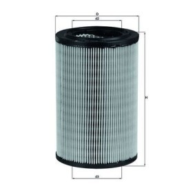 Kjøp Luftfilter av MAHLE ORIGINAL LX 865 til den lave prisen 210,63 NOK