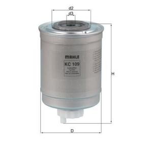 Achetez des Filtre à carburant MAHLE ORIGINAL KC 109 à prix pour 16,07 €