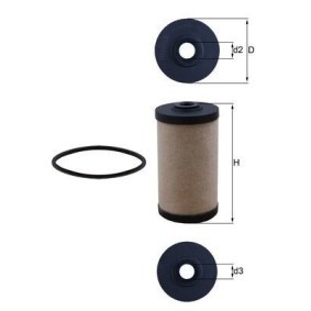 Köp Bränslefilter av MAHLE ORIGINAL KX 43 till det låga priset 133,29 kr