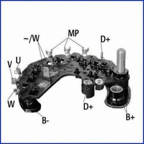 Achetez des Pont de diodes, alternateur HITACHI 139695 à prix pour 76,06 €