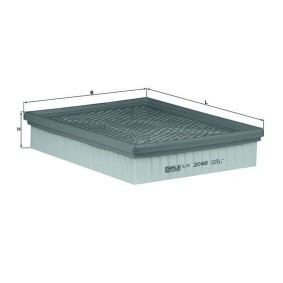 Luftfilter LX 2048 von MAHLE ORIGINAL günstig für 16,93 € online kaufen