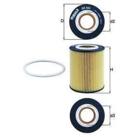 Köp Oljefilter av MAHLE ORIGINAL OX 433D till det låga priset 143,75 kr