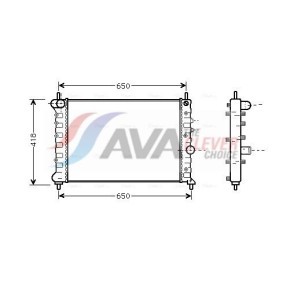 Verdampfer, Klimaanlage DWV058