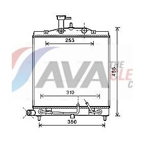 Achetez des Radiateur du moteur AVA COOLING SYSTEMS HY2031 à prix pour 248,24 €