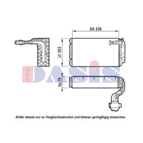 Verdampfer, Klimaanlage 820003N