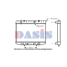 Kjøp Radiator, motorkjøling av AKS DASIS 150051N til den lave prisen 2712,51 NOK