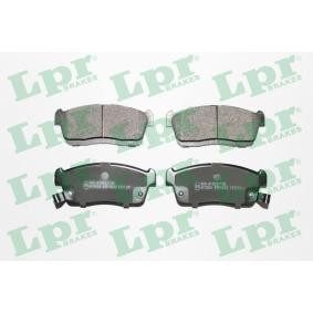 Bremsbeläge 05P1632 für DAIHATSU