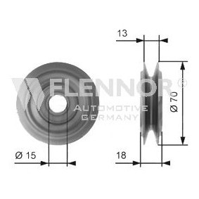 Acquista Galoppino / Guidacinghia, Cinghia trapezoidale da FLENNOR FU20998 a buon mercato per soli 41,16 €