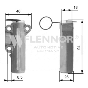 Acquista Smorzatore vibrazioni, Cinghia dentata da FLENNOR FD99022 a buon mercato per soli 77,47 €
