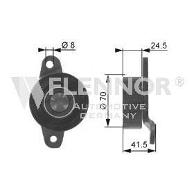Acquista Galoppino guidacinghia, cinghia Poly-V da FLENNOR FS22914 a buon mercato per soli 53,84 €