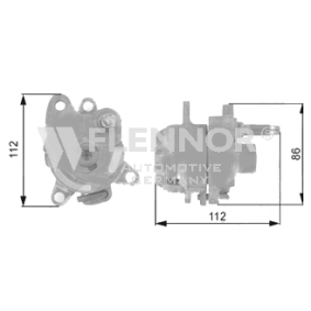 Compre Rolo tensor, correia trapezoidal estriada da FLENNOR FS27911 a um preço baixo por 58,77 €