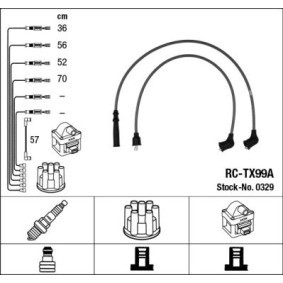Compre Cabos de velas de NGK online para HILUX V Pick-up (LN_, KZN1_, VZN1_) a preços moderados