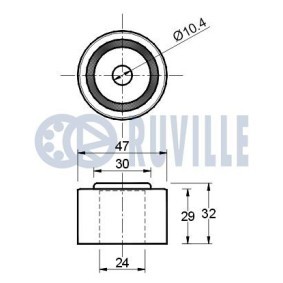 Achetez des Kit de distribution + pompe à eau RUVILLE 55844731 à prix pour 138,19 €