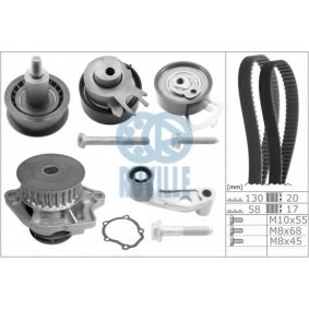 Achetez des Kit de distribution + pompe à eau RUVILLE 55456701 à prix pour 150,06 €