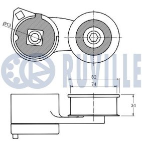 Achetez des Coulisse de chaîne de distribution RUVILLE 3487006 à prix pour 13,75 €