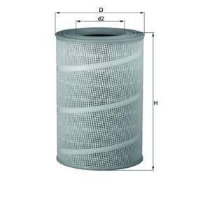 Luftfilter von MAHLE ORIGINAL