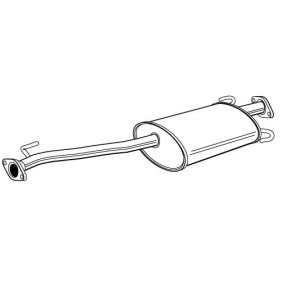 Mittelschalldämpfer TS-266