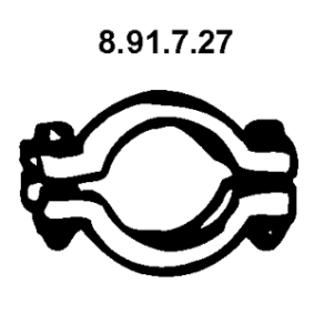 Auspuffschelle 8.91.7.27
