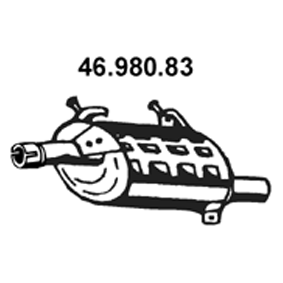 Endschalldämpfer 46.980.83 von EBERSPÄCHER günstig für 81,61 € online kaufen