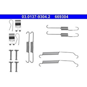Compre Kit de accesorios de las zapatas de freno de ATE online para KA+ Hatchback (UK, FK) a precios moderados