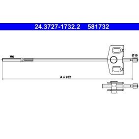 Handbremsseil 24.3727-1732.2