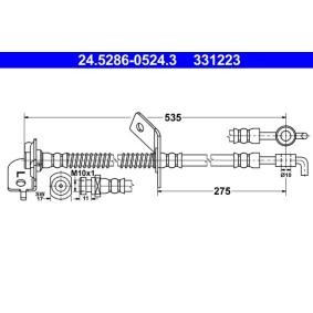 Bremsschlauch 24.5286-0524.3
