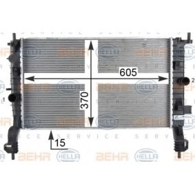 Achetez des Radiateur du moteur HELLA 8MK 376 910-281 à prix pour 192,01 €