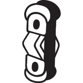Acquista Nastro di gomma, Imp. gas scarico da BOSAL 255-140 a buon mercato per soli 3,60 €