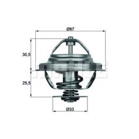 Kühlwasserthermostat TX 27 71D
