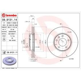 Comprar Disco de freno de BREMBO 09.9131.11 a bajo precio de 34,38 €