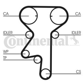Achetez des Kit de distribution + pompe à eau CONTITECH CT975WP5 à prix pour 158,35 €