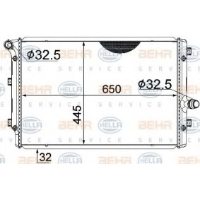 Acquista Radiatore motore da HELLA 8MK 376 774-044 a buon mercato per soli 94,29 €