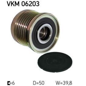 Achetez des Poulie roue libre, alternateur SKF VKM 06203 à prix pour 51,93 €
